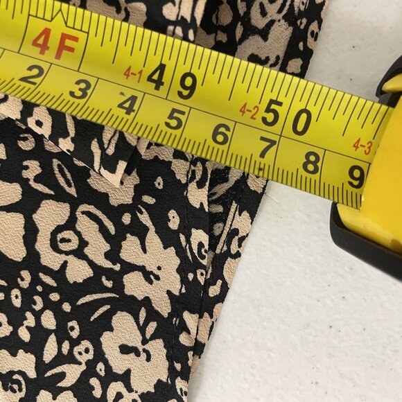 Boden Womens Dress UK 20R US 16-18R Maxi Black Floral Tiered Ruffle D0427 NWT - Picture 12 of 13